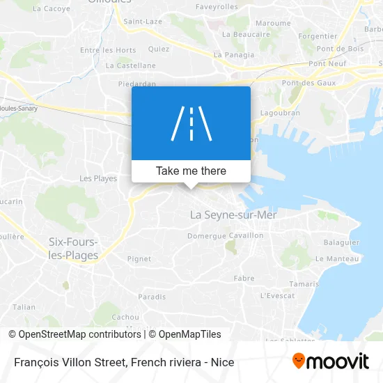 Rue François Villon map