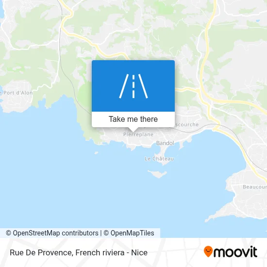 Mapa Rue De Provence