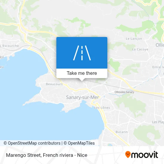 Rue Marengo map