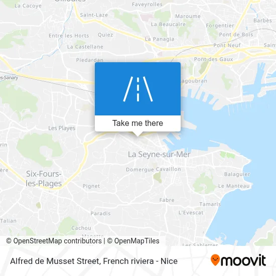 Rue Alfred De Musset map
