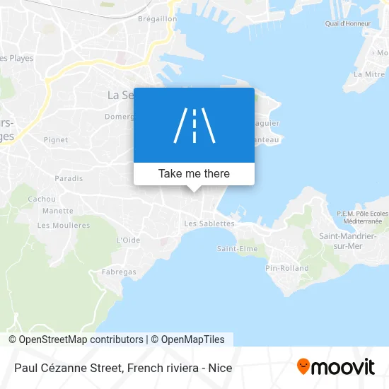 Rue Paul Cézanne map