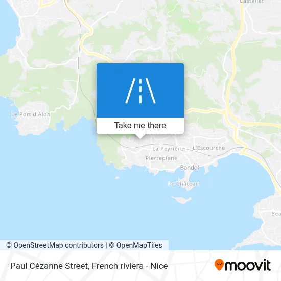 Rue Paul Cézanne map