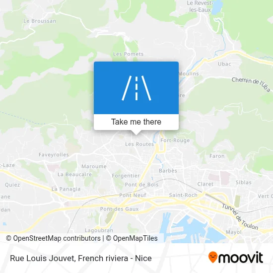 Rue Louis Jouvet map