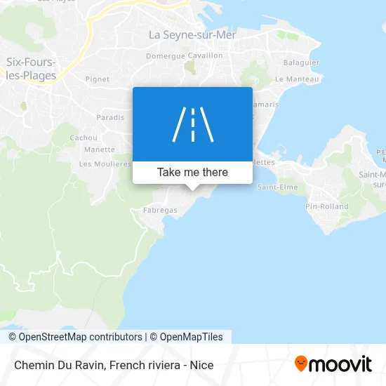 Chemin Du Ravin map