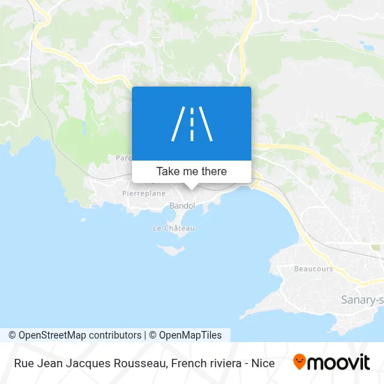 Rue Jean Jacques Rousseau map