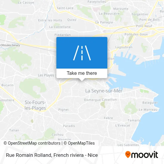 Rue Romain Rolland map