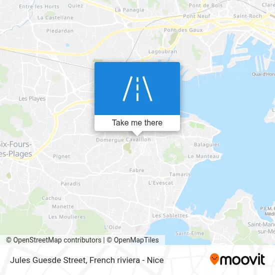 Mapa Rue Jules Guesde
