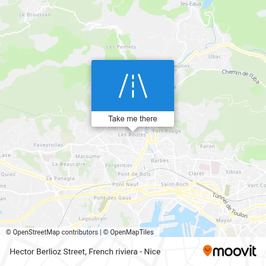 Rue Hector Berlioz map