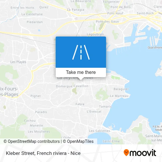 Rue Kleber map