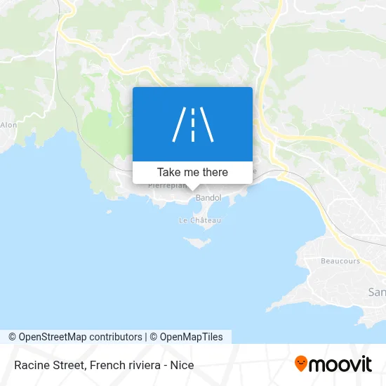 Rue Racine map