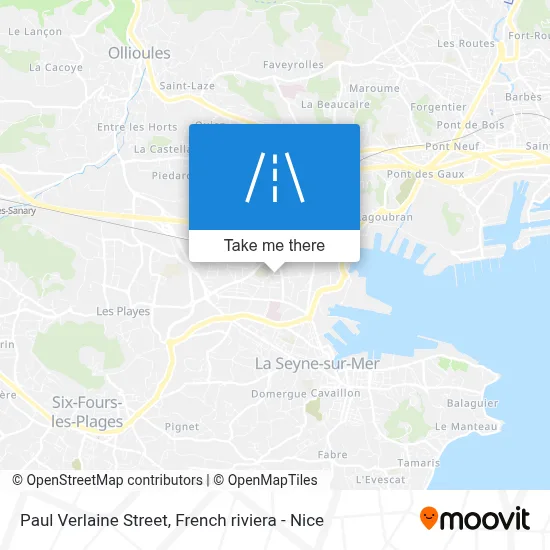 Rue Paul Verlaine map