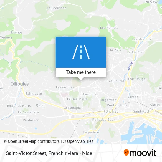 Mapa Rue Saint-Victor