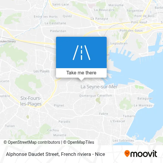 Rue Alphonse Daudet map