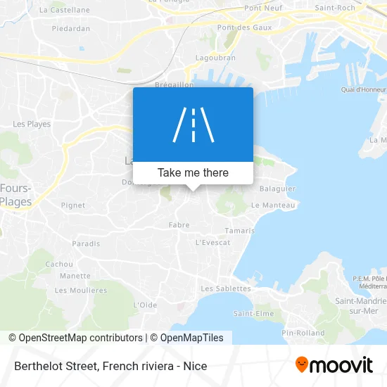 Mapa Rue Berthelot