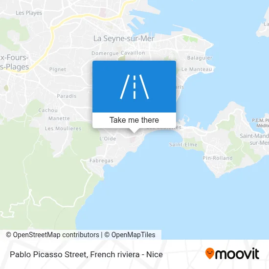 Mapa Rue Pablo Picasso