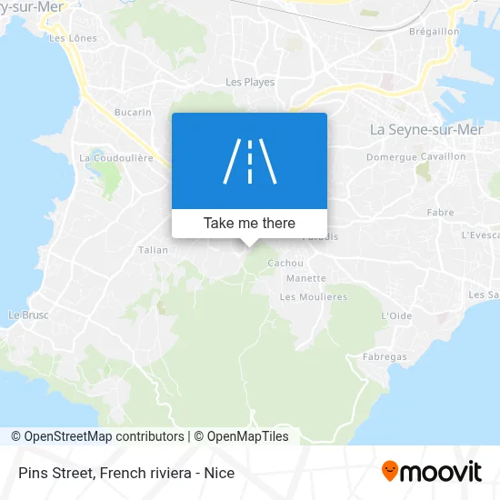 Rue Des Pins map