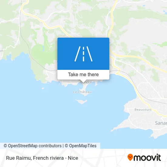 Mapa Rue Raimu
