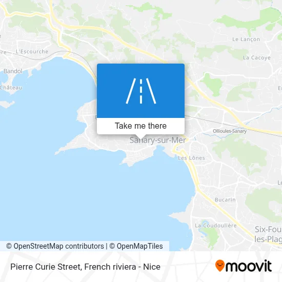 Mapa Rue Pierre Curie