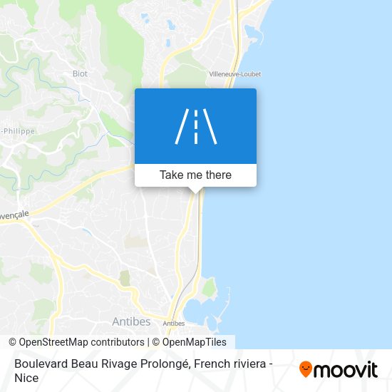 Boulevard Beau Rivage Prolongé map