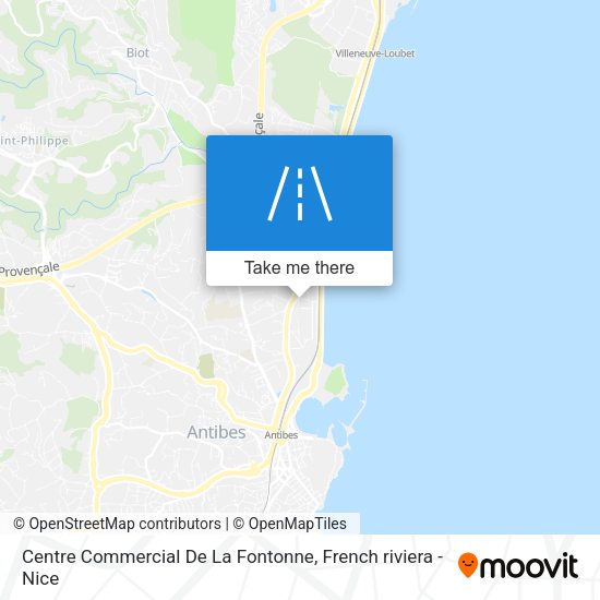 Centre Commercial De La Fontonne map