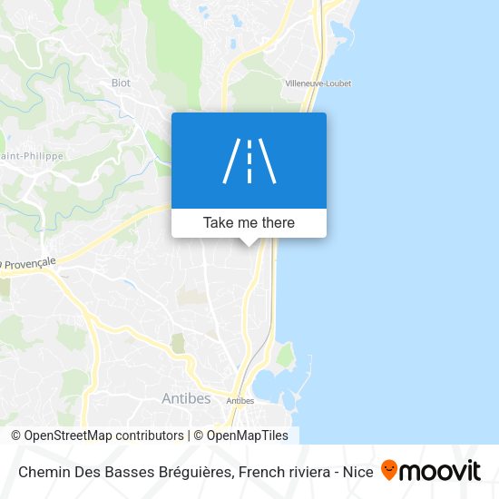 Chemin Des Basses Bréguières map