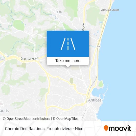 Chemin Des Rastines map