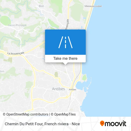 Chemin Du Petit Four map