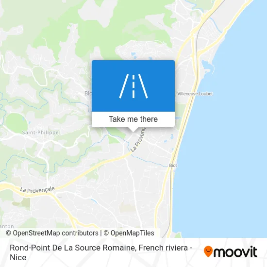 Rond-Point De La Source Romaine map