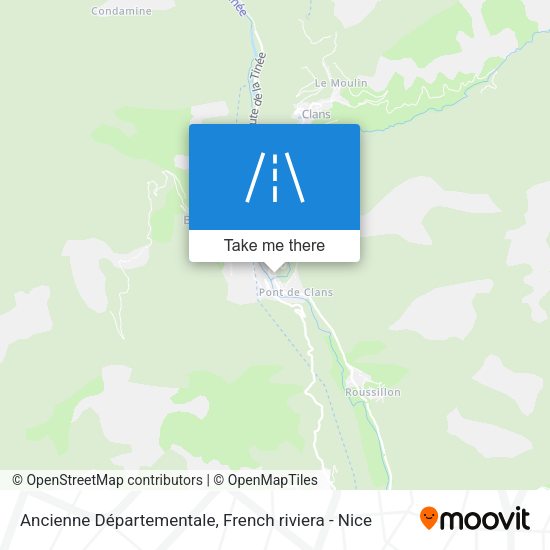 Ancienne Départementale map