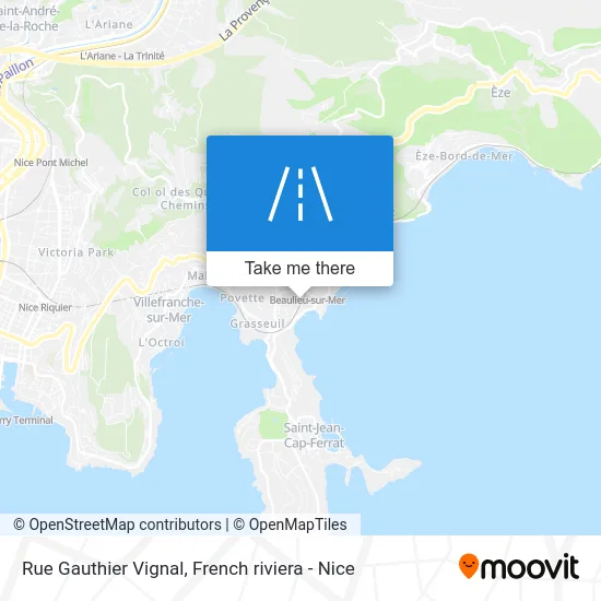 Rue Gauthier Vignal map