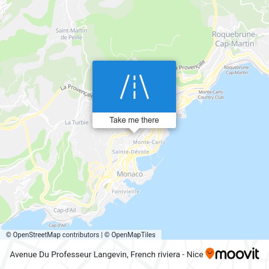 Avenue Du Professeur Langevin map