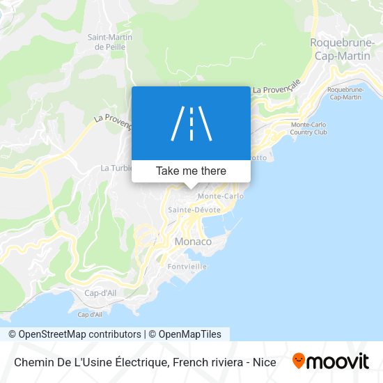 Chemin De L'Usine Électrique map