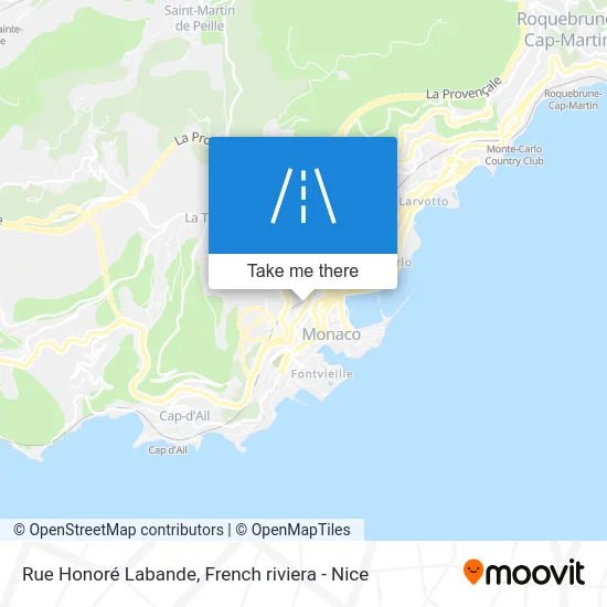 Rue Honoré Labande map