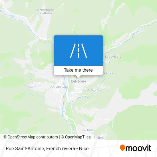 Rue Saint-Antoine map