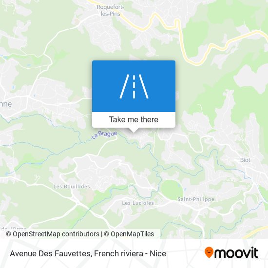 Avenue Des Fauvettes map