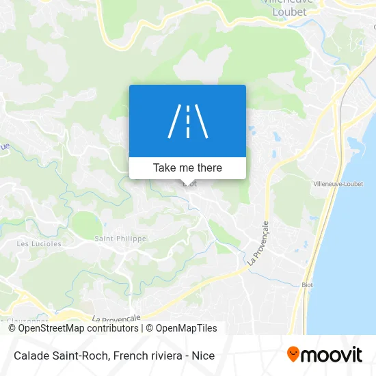 Calade Saint-Roch map