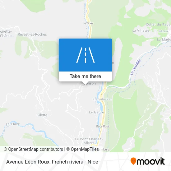 Avenue Léon Roux map