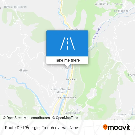 Route De L'Énergie map