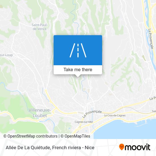 Allée De La Quiétude map