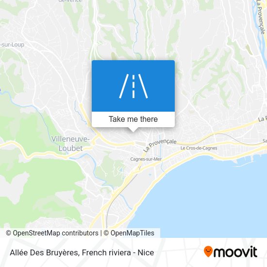 Allée Des Bruyères map