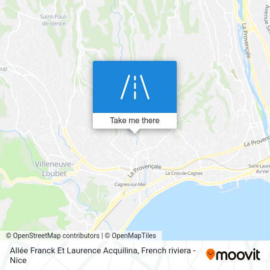 Allée Franck Et Laurence Acquilina map
