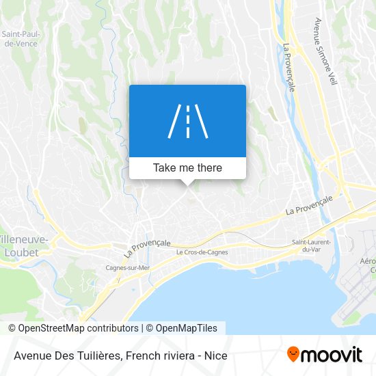 Avenue Des Tuilières map