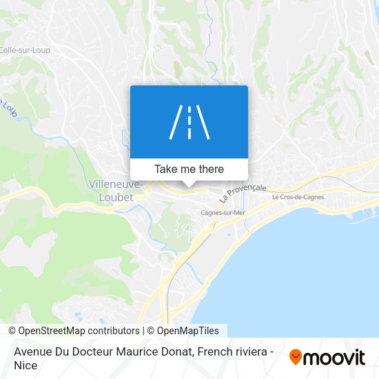 Avenue Du Docteur Maurice Donat map