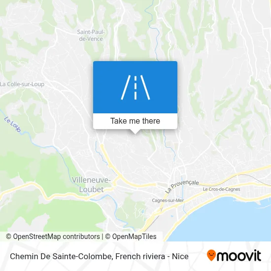 Chemin De Sainte-Colombe map