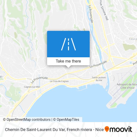 Chemin De Saint-Laurent Du Var map