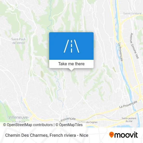 Chemin Des Charmes map