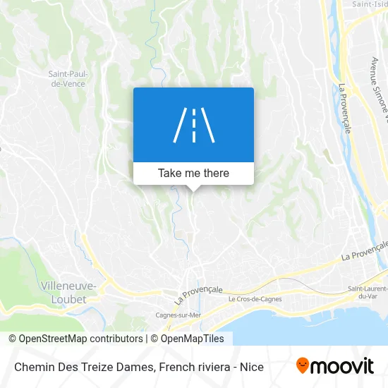 Chemin Des Treize Dames map