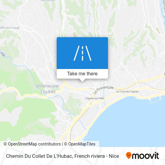 Chemin Du Collet De L'Hubac map