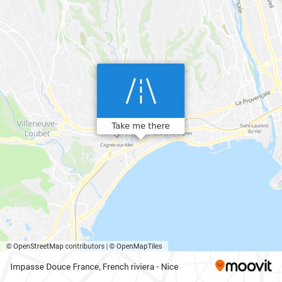 Impasse Douce France map