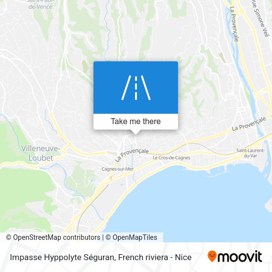 Impasse Hyppolyte Séguran map